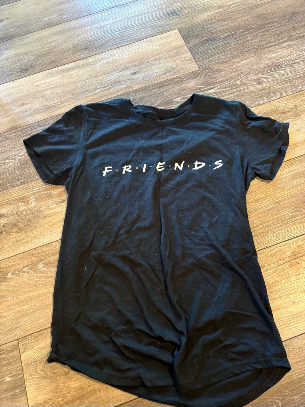FRIENDS Logo Black Graphic Tee